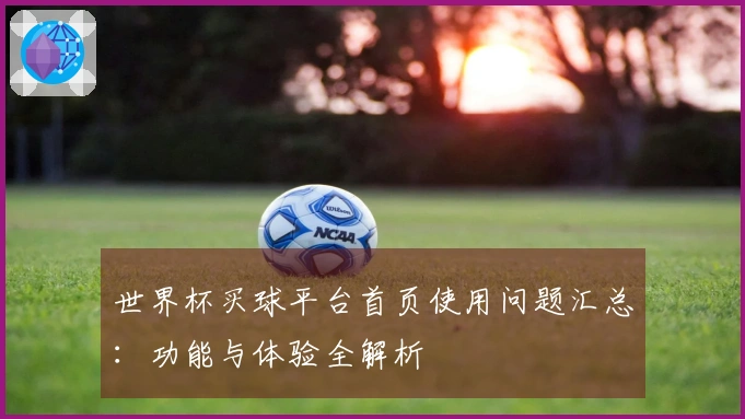 世界杯买球平台首页使用问题汇总：功能与体验全解析